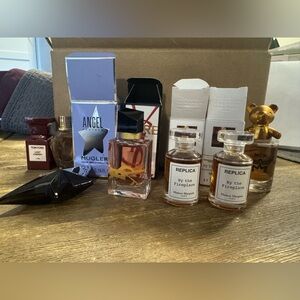 7 Perfume Mini’s (Ysl Libre berry crush, Tom ford, Replica, MCM, etc)